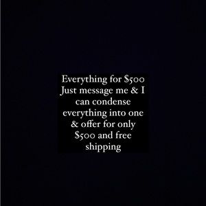 Everything in my closet for $500 & free shipping